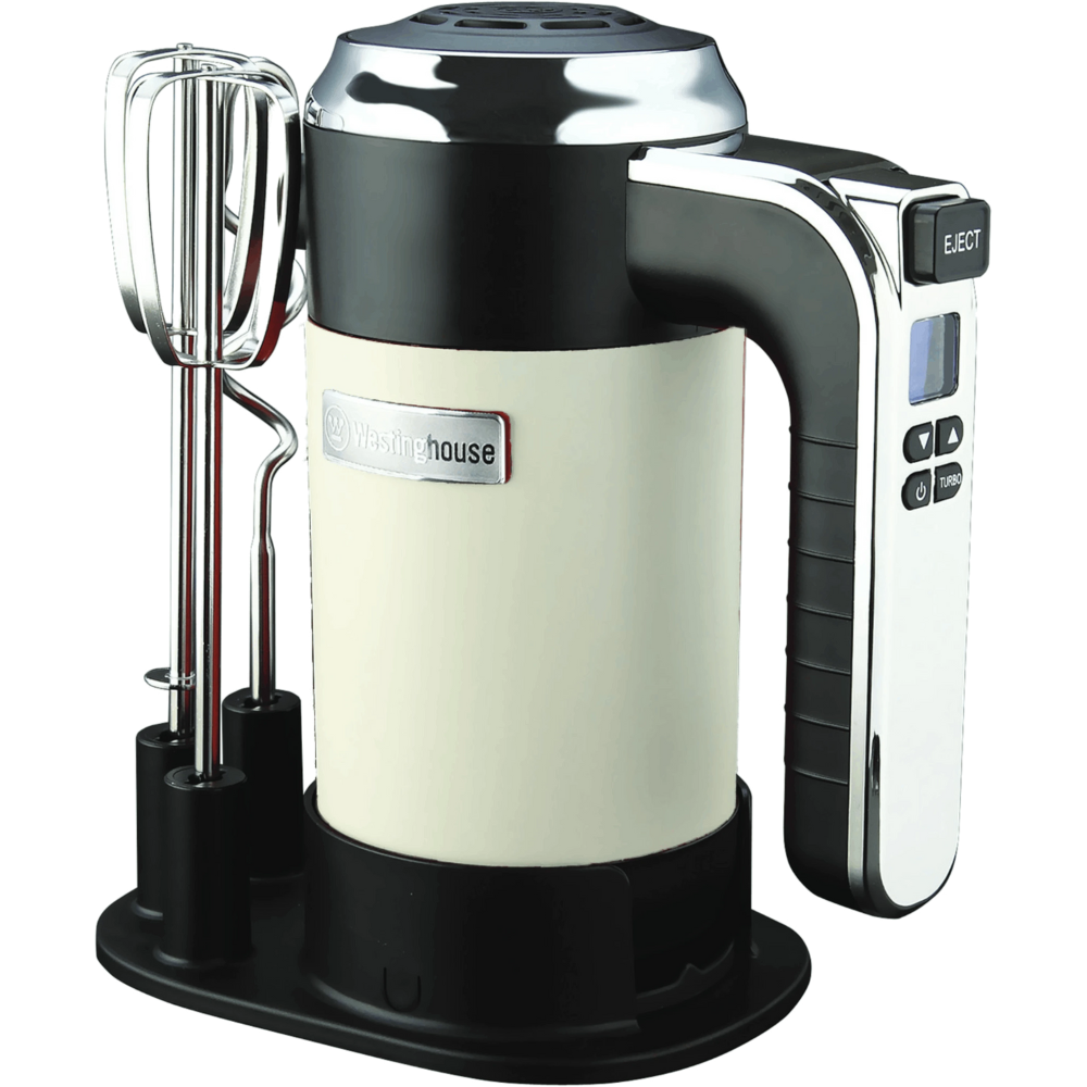 מיקסר ידני דיגיטלי רטרו Westinghouse WKHM-250WH - צבע קרם אחריות ע"י - יבואן הרשמי