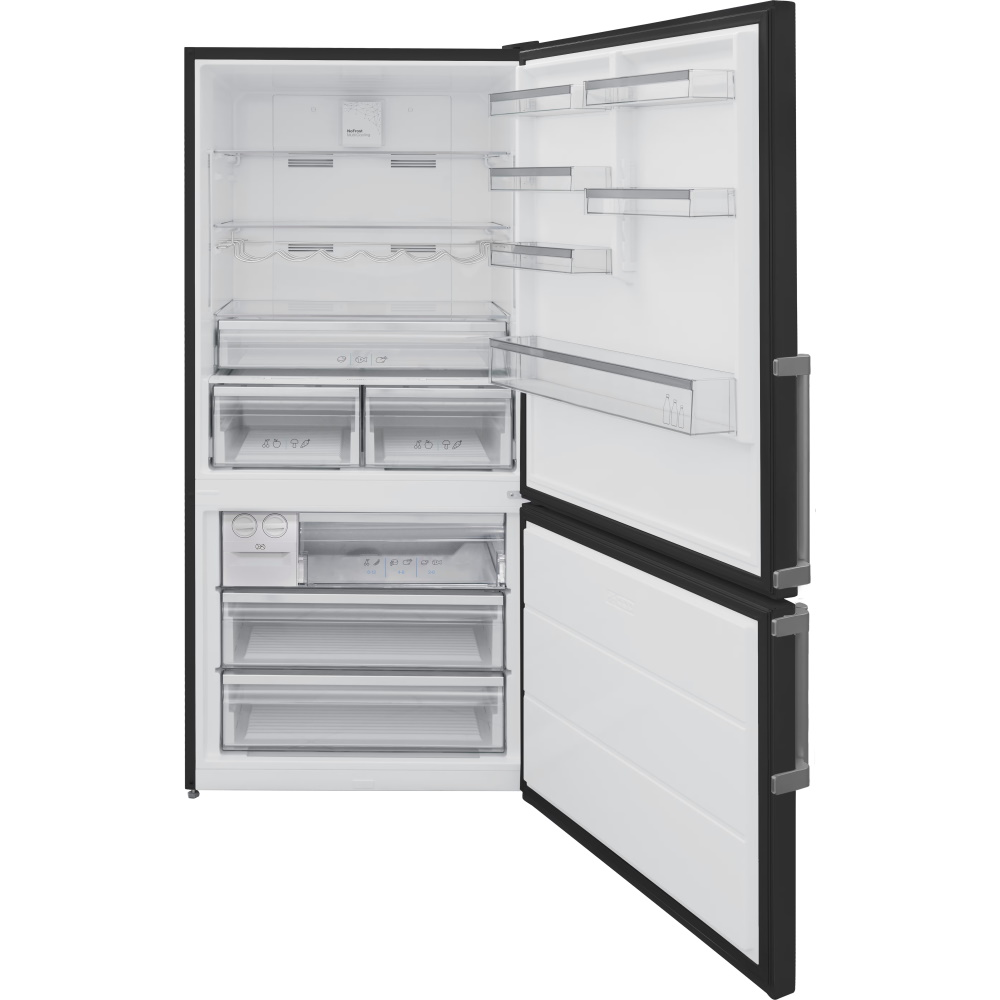 מקרר מקפיא תחתון - 588 ליטר General GE673BIX נירוסטה מושחרת - יבואן רשמי