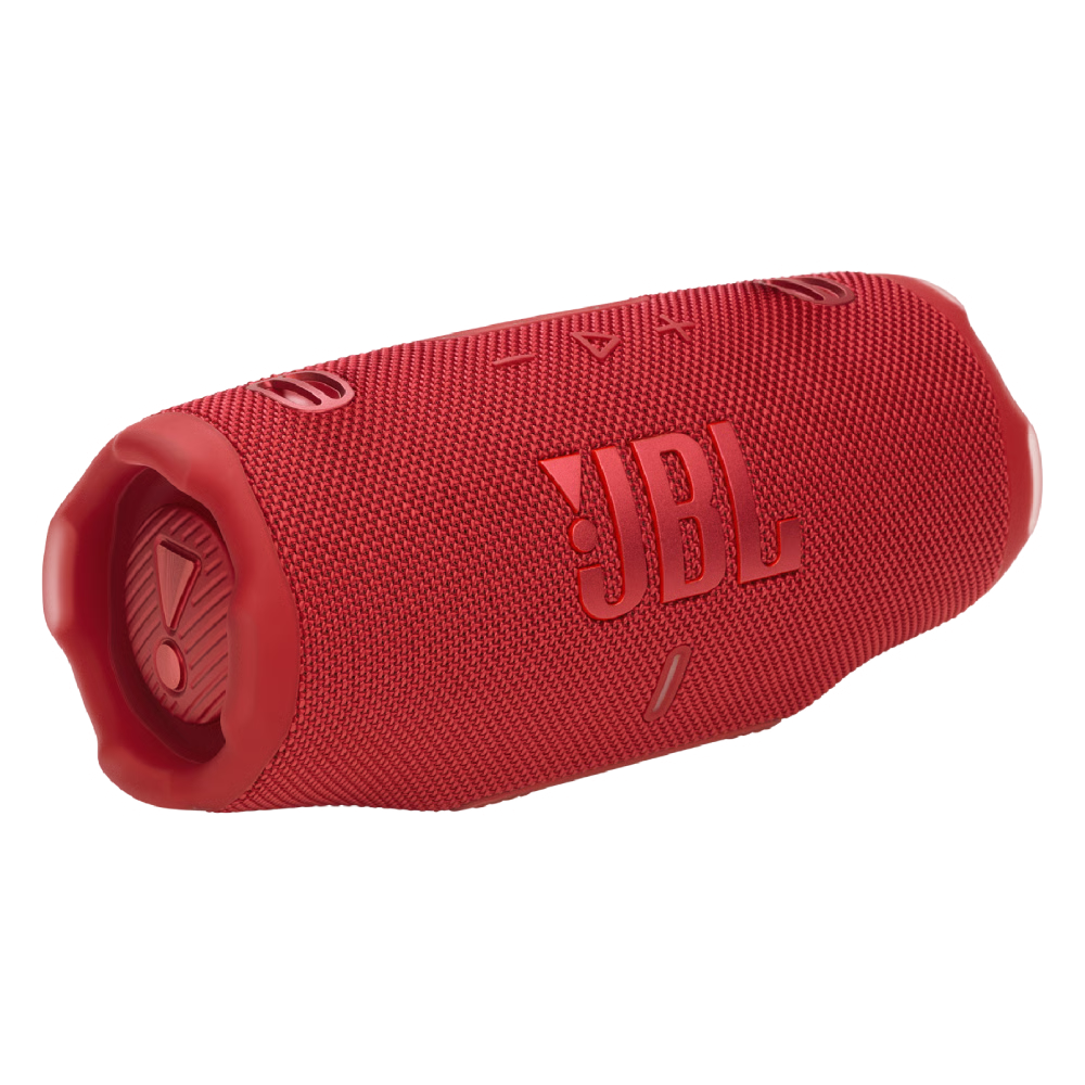 רמקול Bluetooth אלחוטי נייד JBL Charge 6 - צבע אדום שנה אחריות ע"י - יבואן הרשמי