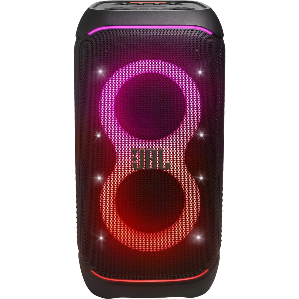 בידורית ניידת JBL PartyBox Stage 320 IPX4 240W -צבע שחור שנה אחריות ע"י - יבואן הרשמי