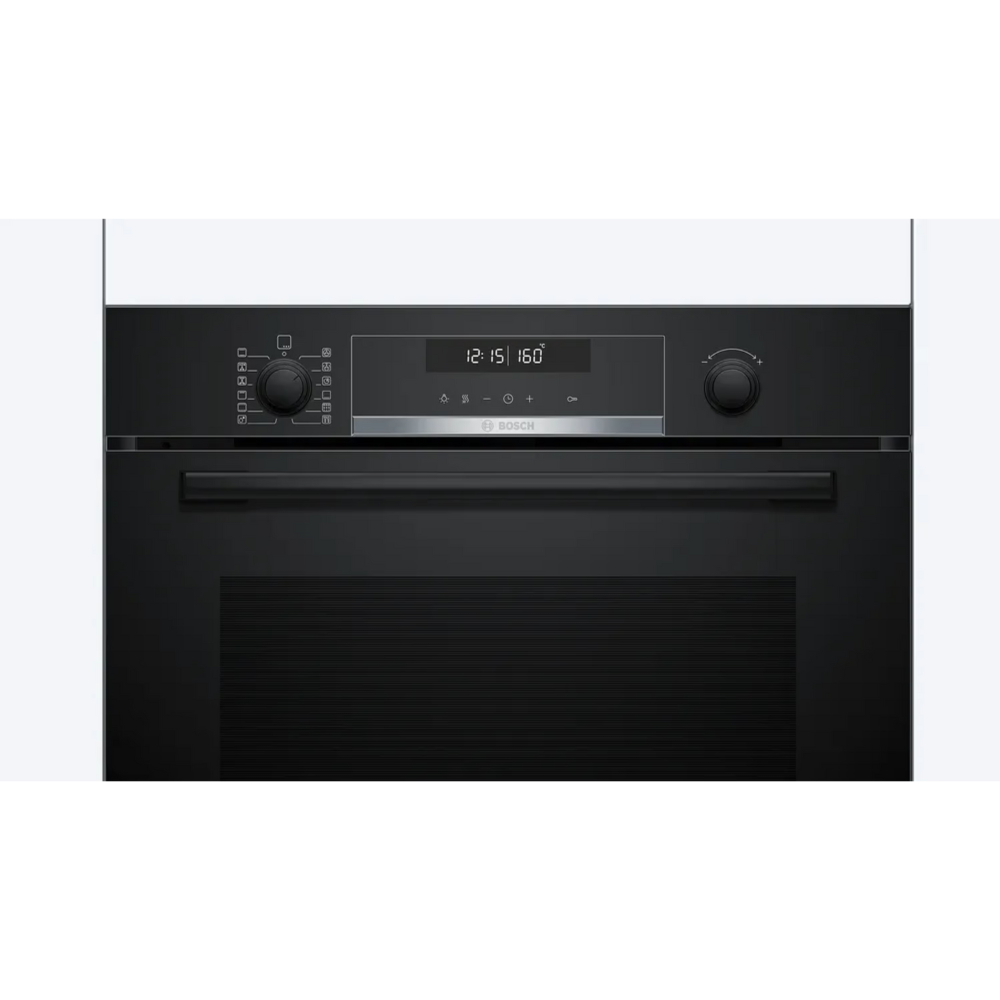 תנור בנוי פירולטי נפח 71 ליטר Bosch HBG578EB3 - גימור שחור זכוכית- יבואן רשמי