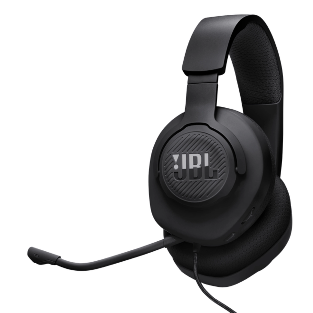 אוזניות גיימינג חוטיות JBL QUANTUM 100M2 - צבע שחור אחריות ע"י - יבואן הרשמי