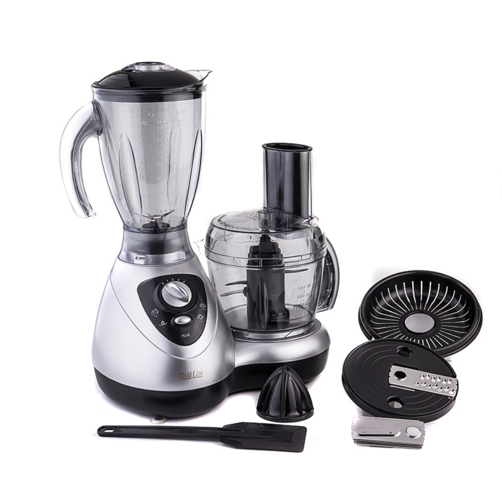 מעבד מזון + בלנדר Gold Line ATL-602  - צבע כסוף