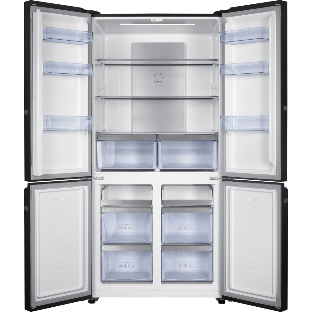 מקרר 4 דלתות ג'נרל דגם GE780GRGR זכוכית אפורה - יבואן רשמי