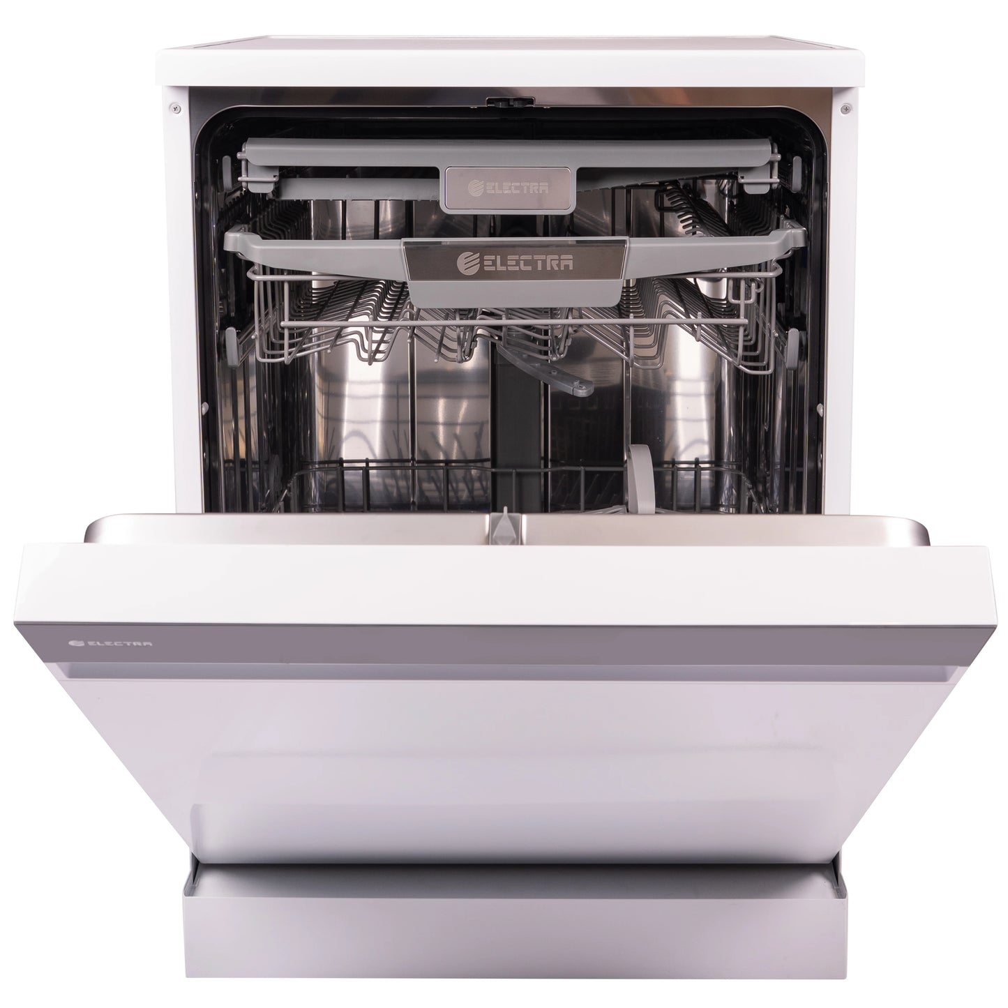 מדיח כלים רחב Electra EL10390W לבן - מבט קדמי - K.B.V