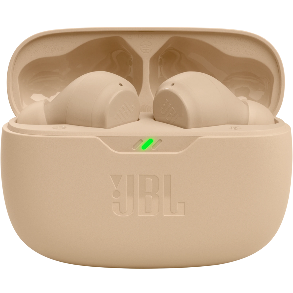 אוזניות אלחוטיות JBL Wave Beam TWS IP54 - צבע קרם שנה אחריות ע"י - יבואן הרשמי