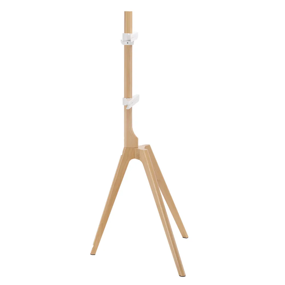 מעמד סטודיו מעץ מלא לגודל מסך עד 65″ Lumi Legend / Brateck FS35-44F-01 White - יבואן רשמי