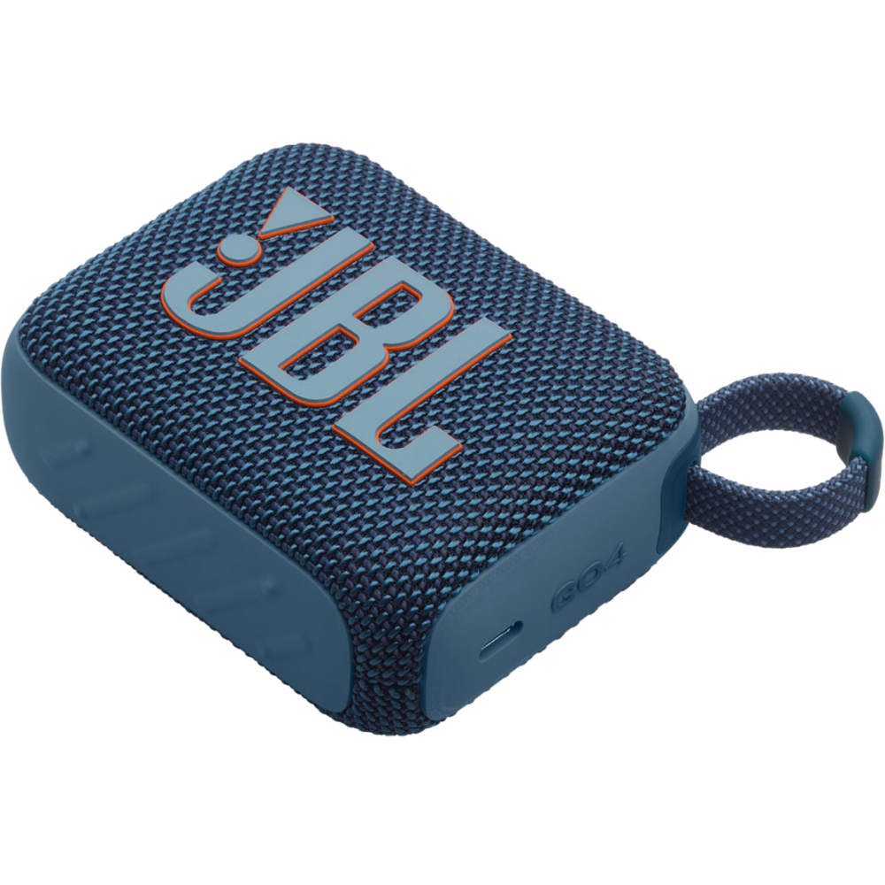 רמקול אלחוטי JBL GO 4 IP67 4.2W - צבע כחול שנה אחריות ע"י - יבואן הרשמי