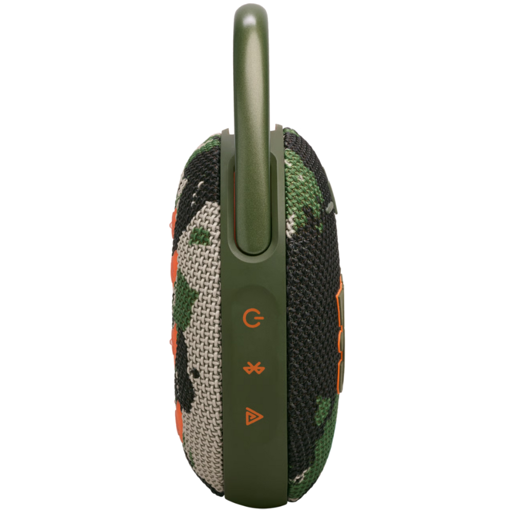 רמקול אלחוטי JBL Clip 5 IP67 7W - צבע ירוק צבאי שנה אחריות ע"י - יבואן הרשמי