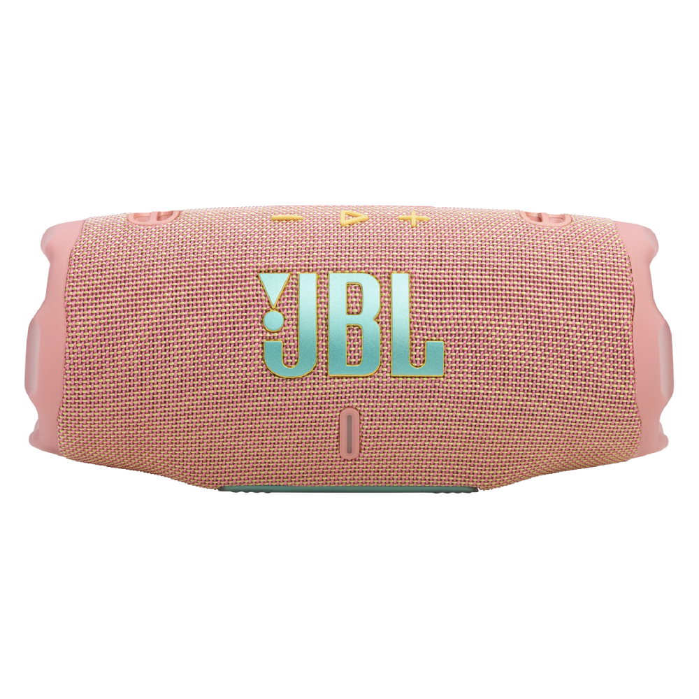 רמקול Bluetooth אלחוטי נייד JBL Charge 6 - צבע ורוד שנה אחריות ע"י - יבואן הרשמי