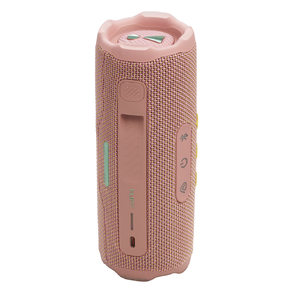 רמקול Bluetooth אלחוטי נייד JBL Flip 7 - צבע ורוד שנה אחריות ע"י - יבואן הרשמי