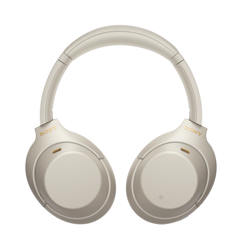אוזניות אלחוטיות Sony WH-1000XM4 - צבע כסוף אחריות ע"י ידי - יבואן הרשמי