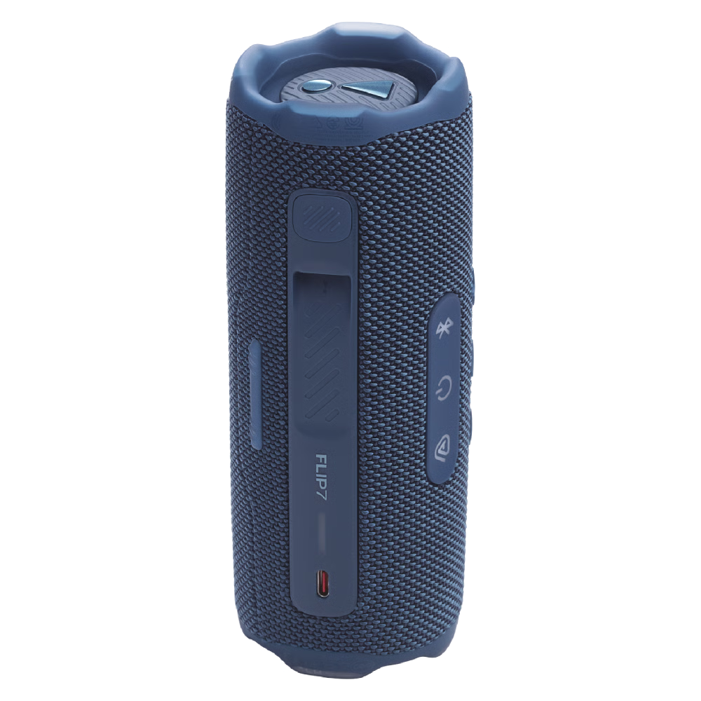 רמקול Bluetooth אלחוטי נייד JBL Flip 7 - צבע כחול שנה אחריות ע"י - יבואן הרשמי