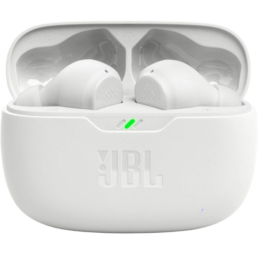 אוזניות אלחוטיות JBL Wave Beam TWS IP54 - צבע לבן שנה אחריות ע"י - יבואן הרשמי