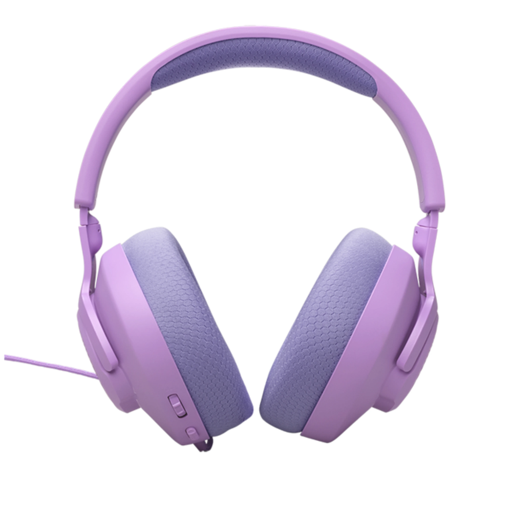 אוזניות גיימינג חוטיות JBL QUANTUM 100M2 - צבע סגול אחריות ע"י - יבואן הרשמי