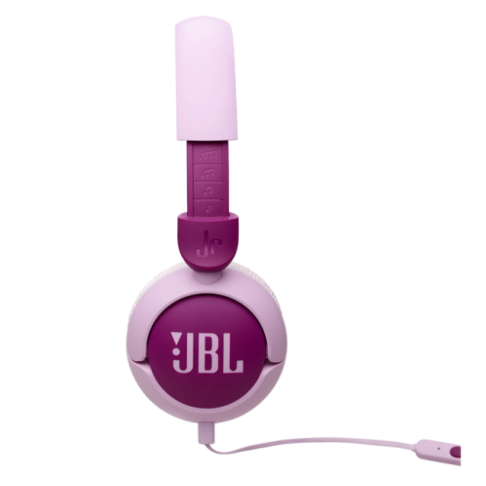 אוזניות קשת חוטיות לילדים JBL JR320 - צבע סגול שנה אחריות ע"י - יבואן הרשמי