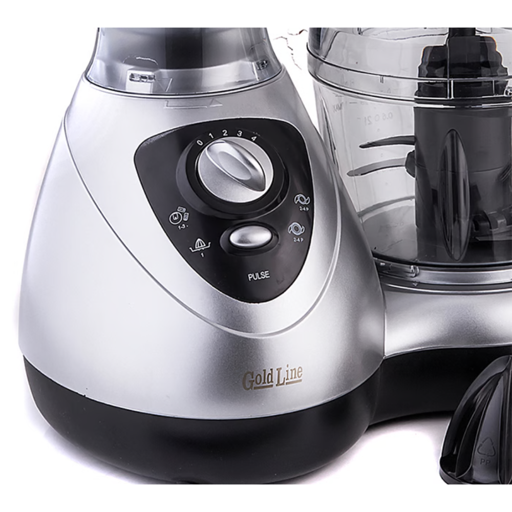 מעבד מזון + בלנדר Gold Line ATL-602  - צבע כסוף