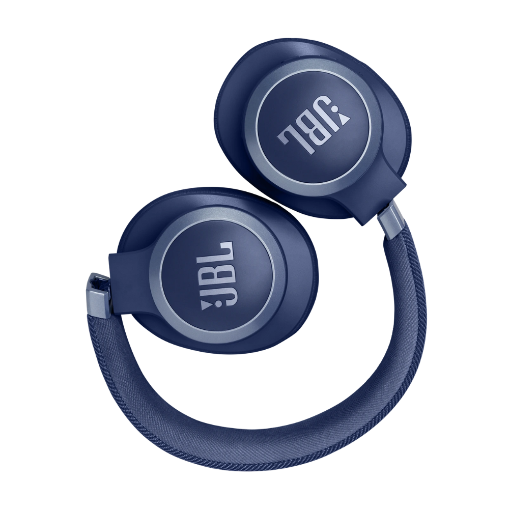 אוזניות קשת אלחוטיות JBL Live 770NC -צבע כחול שנה אחריות ע"י - יבואן הרשמי