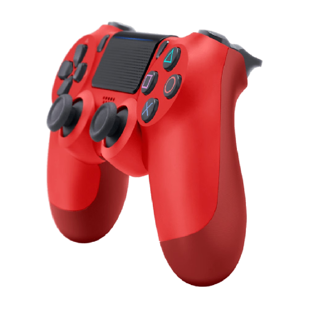בקר אלחוטי Sony Dualshock 4 לקונסולת Sony Playstation 4 - צבע אדום שנה אחריות ע"י - יבואן הרשמי