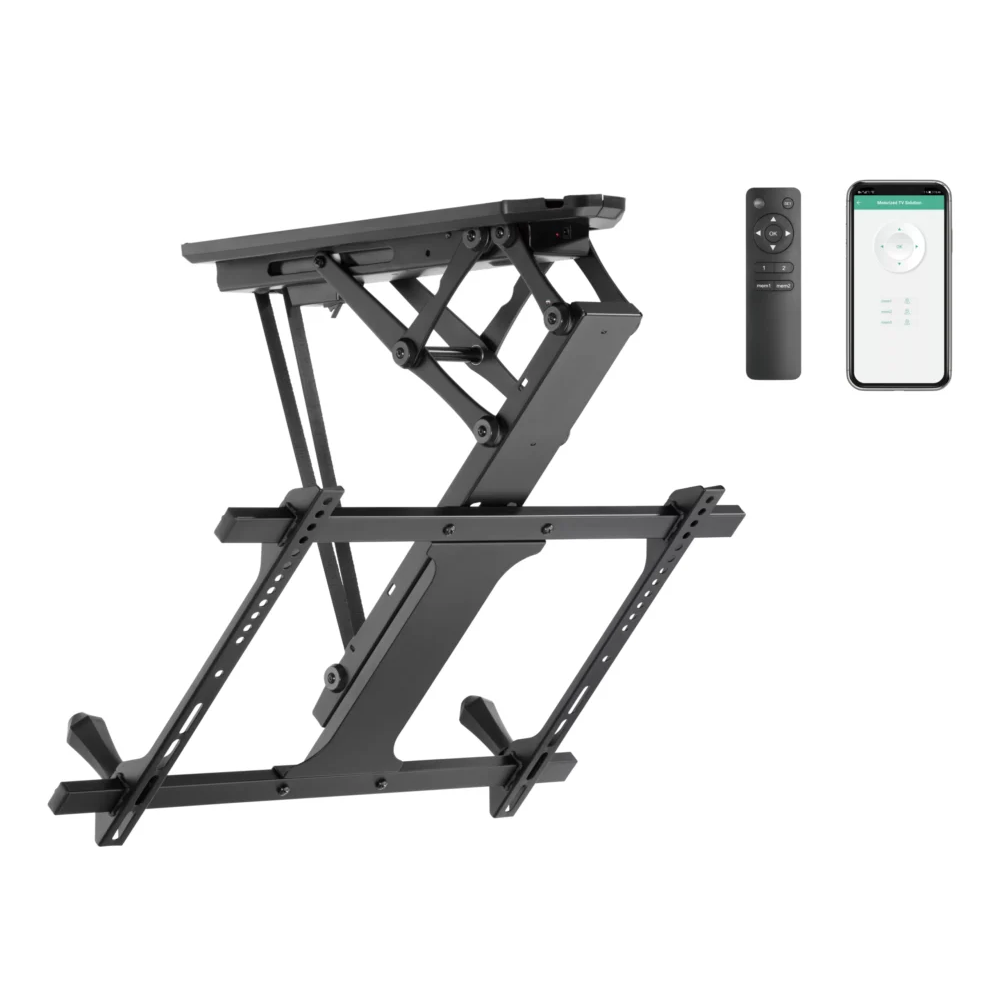 מתקן זרוע חשמלית תקרתית חכמה לגודל מסך עד 70″ Lumi Legend / Brateck PLB-M0546AI - יבואן רשמי