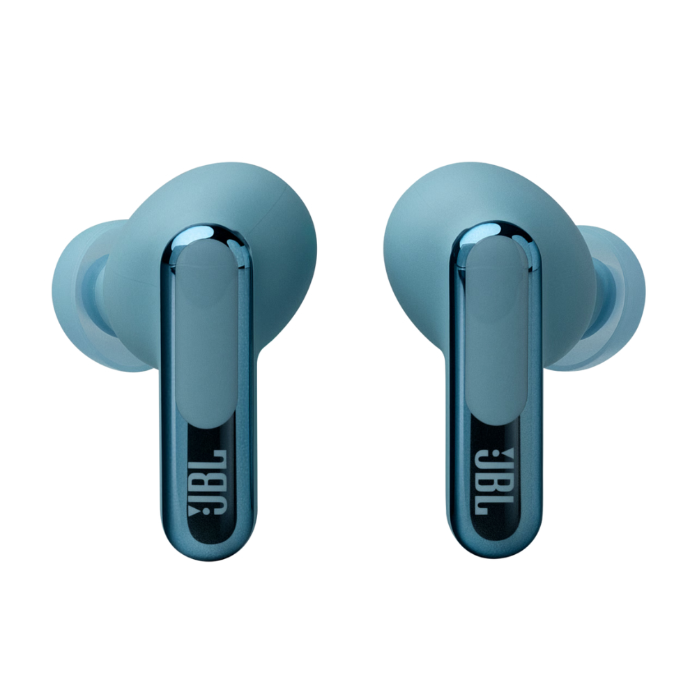 אוזניות אלחוטיות עם מארז טעינה חכם JBL Live Beam 3 TWS ANC IP55 - צבע כחול שנה אחריות ע"י היבואן הרשמי