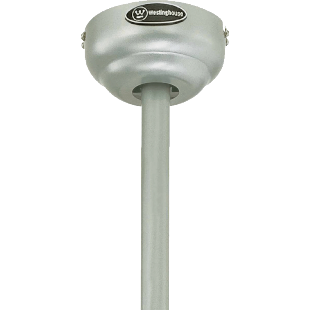 מאוורר תקרה מוגן מים לפרגולה Westinghouse Mountain Gale - צבע כסוף בשילוב שחור שנתיים אחריות ע"י - יבואן הרשמי