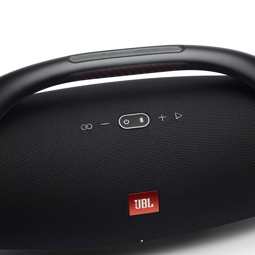 רמקול אלחוטי JBL BoomBox 2 - צבע שחור שנה אחריות ע"י-  יבואן רשמי