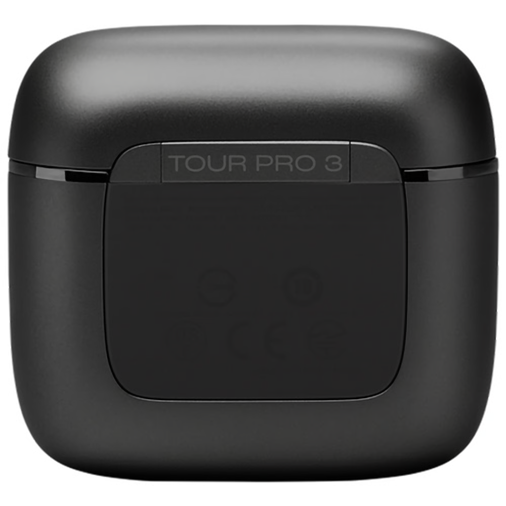 אוזניות אלחוטיות עם כיסוי חכם ומשתיק רעשים JBL Tour Pro 3 TWS - צבע שחור שנה אחריות ע"י - יבואן הרשמי