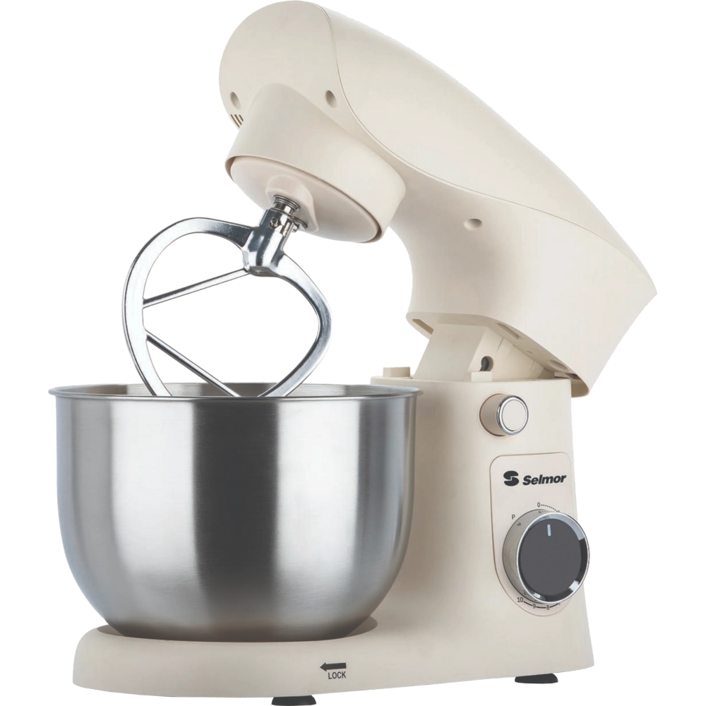 מיקסר 4.5 ליטר Selmor SE-7916 - צבע קרם אחריות ע"י - יבואן הרשמי