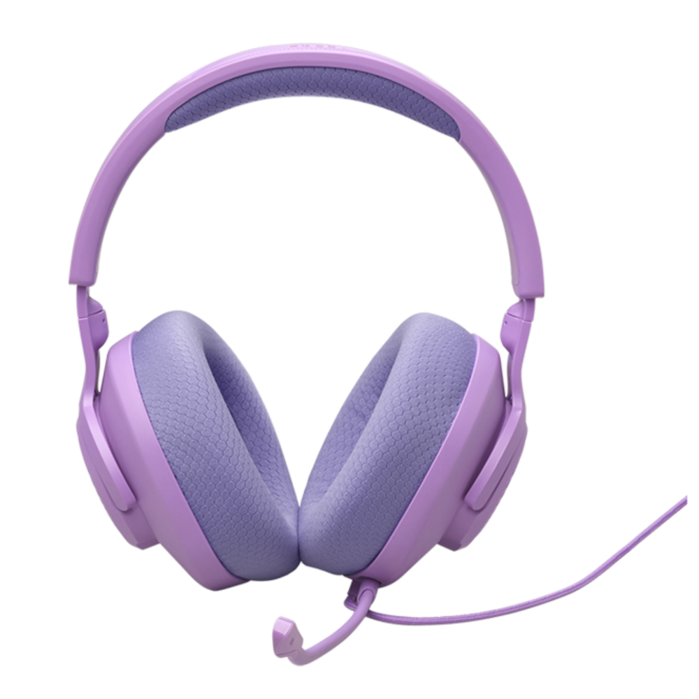 אוזניות גיימינג חוטיות JBL QUANTUM 100M2 - צבע סגול אחריות ע"י - יבואן הרשמי