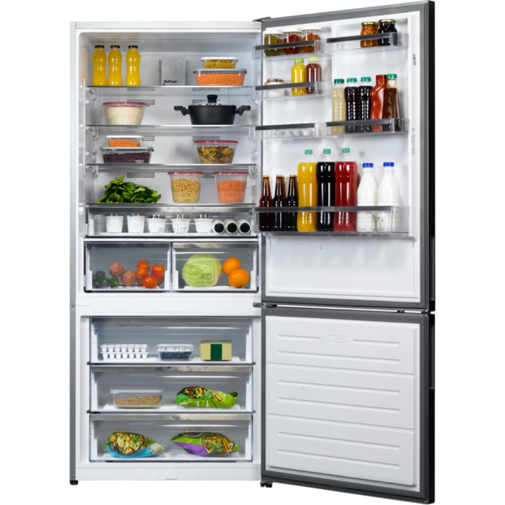 מקרר מקפיא תחתון 651 ליטר נטו Electra EL9694N - גימור נירוסטה אחריות ע"י - יבואן הרשמי