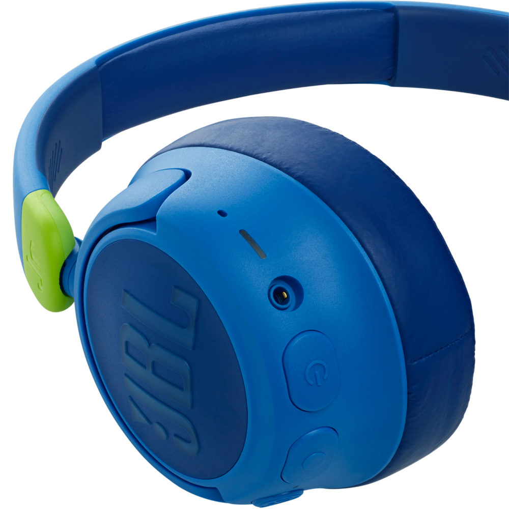 אוזניות קשת אלחוטיות עם סינון רעשים לילדים JBL JR 460NC - צבע כחול שנה אחריות ע"י - יבואן הרשמי