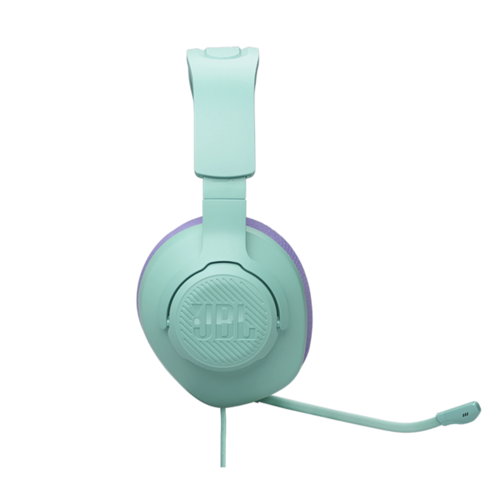 אוזניות גיימינג חוטיות JBL QUANTUM 100M2 - צבע ירוק /כחול אחריות ע"י - יבואן הרשמי