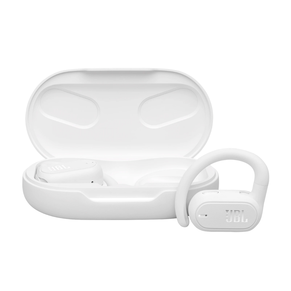 אוזניות אלחוטיות JBL SoundGear Sense TWS IP54 - צבע לבן שנה אחריות ע"י - יבואן הרשמי