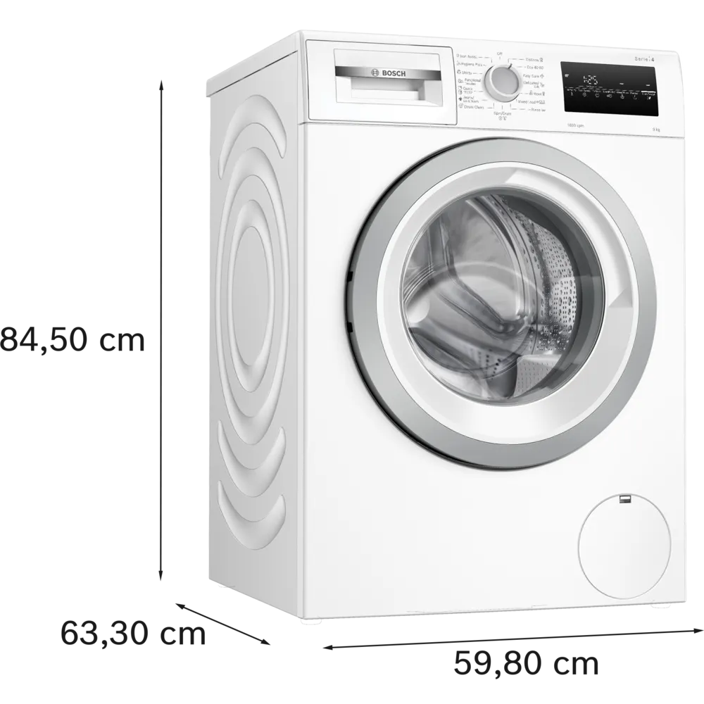 מכונת כביסה פתח חזית 9 ק''ג 1400 סל''ד תוצרת פולין Bosch Serie 4 WAN28289IL - יבואן רשמי