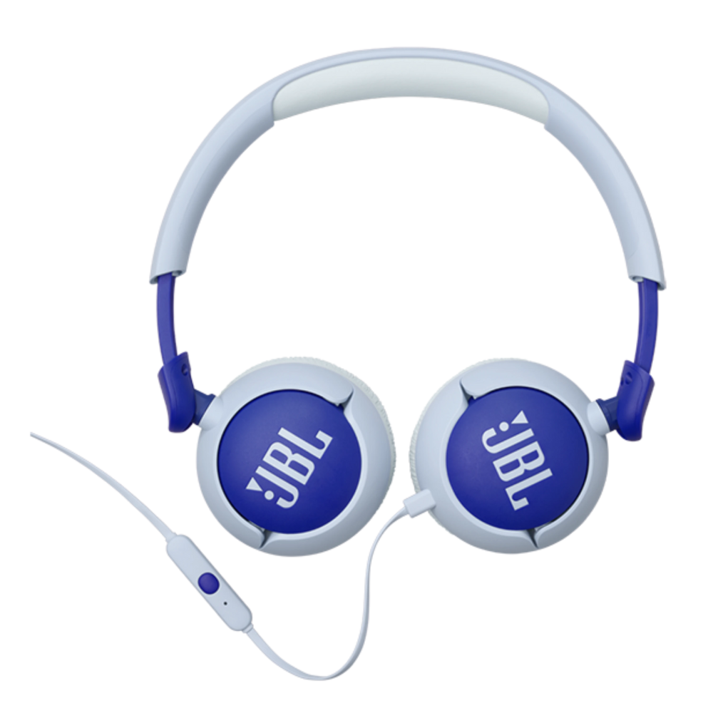 אוזניות קשת חוטיות לילדים JBL JR320 - צבע כחול שנה אחריות ע"י - יבואן הרשמי