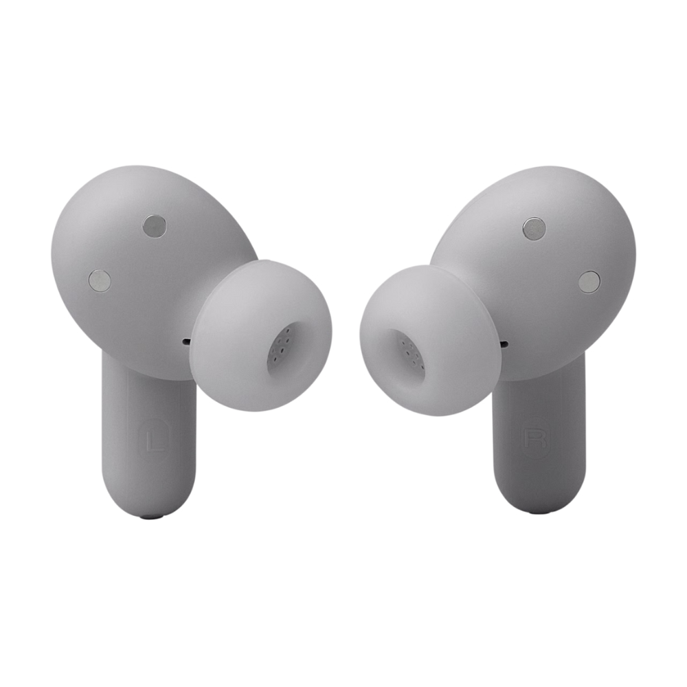 אוזניות אלחוטיות עם מארז טעינה חכם JBL Live Beam 3 TWS ANC IP55 - צבע כסוף שנה אחריות ע"י - יבואן הרשמי