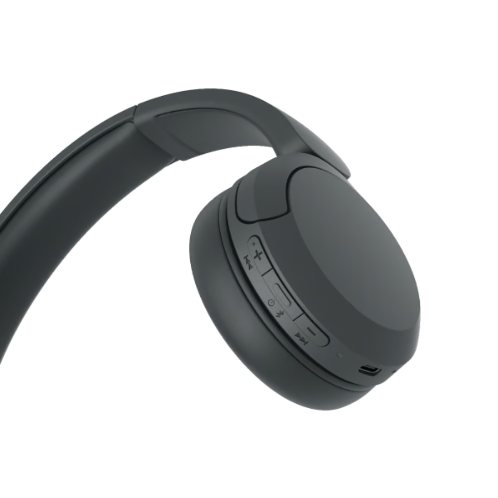 אוזניות אלחוטיות Sony Wh-CH520B BT - צבע שחור שנה אחריות ע"י - יבואן הרשמי