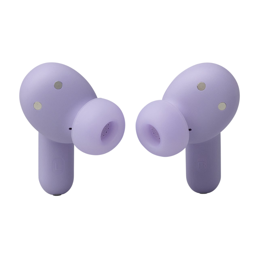 אוזניות אלחוטיות עם מארז טעינה חכם JBL Live Beam 3 TWS ANC IP55 - צבע סגול שנה אחריות ע"י - יבואן הרשמי