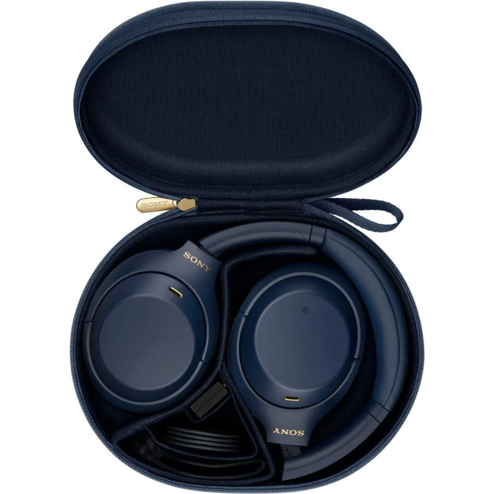 אוזניות אלחוטיות Sony WH-1000XM4 - צבע כחול אחריות ע"י ידי - יבואן הרשמי