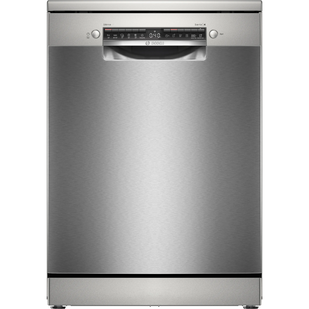 מדיח כלים עומד רחב 60 ס''מ Bosch Serie 4 SMS4HKI07E - נירוסטה - תוצרת פולין - אחריות יבואן רשמי BSH