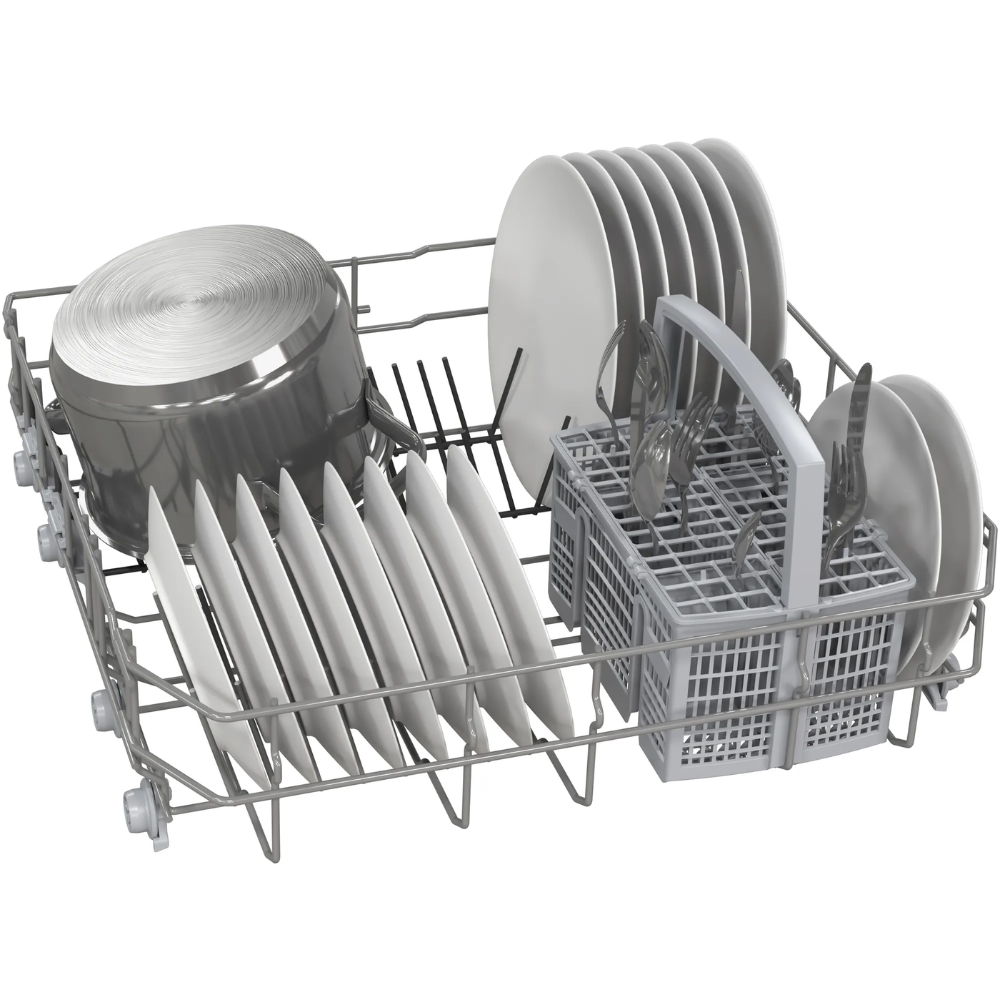 מדיח כלים עומד רחב 60 ס''מ Bosch Series 4 SMS4HKW07E - צבע לבן - תוצרת פולין - אחריות יבואן רשמי BSH