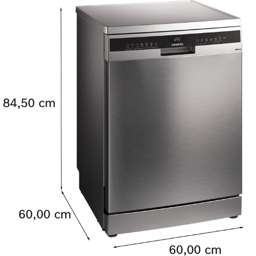 מדיח כלים רחב 60 ס"מ סימנס SIEMENS iQ300 SN23EI03KE גימור נירוסטה - יבואן רשמי