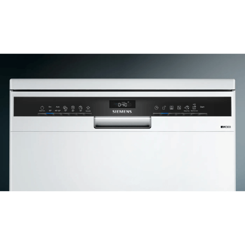 מדיח כלים עומד רחב 60 ס"מ Siemens IQ300 SN23EW03KE - צבע לבן - יבואן רשמי