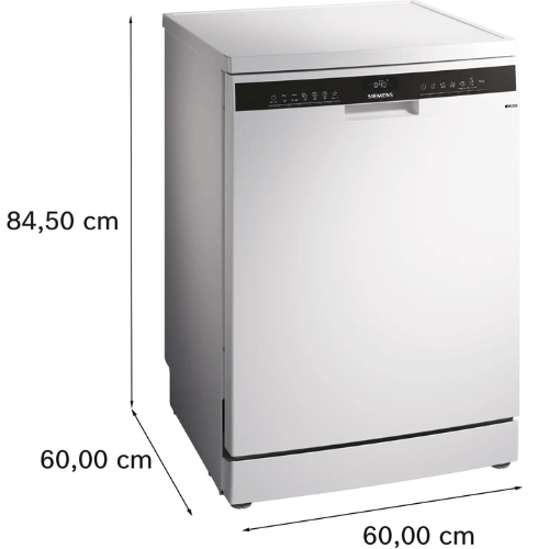 מדיח כלים עומד רחב 60 ס"מ Siemens IQ300 SN23EW03KE - צבע לבן - יבואן רשמי