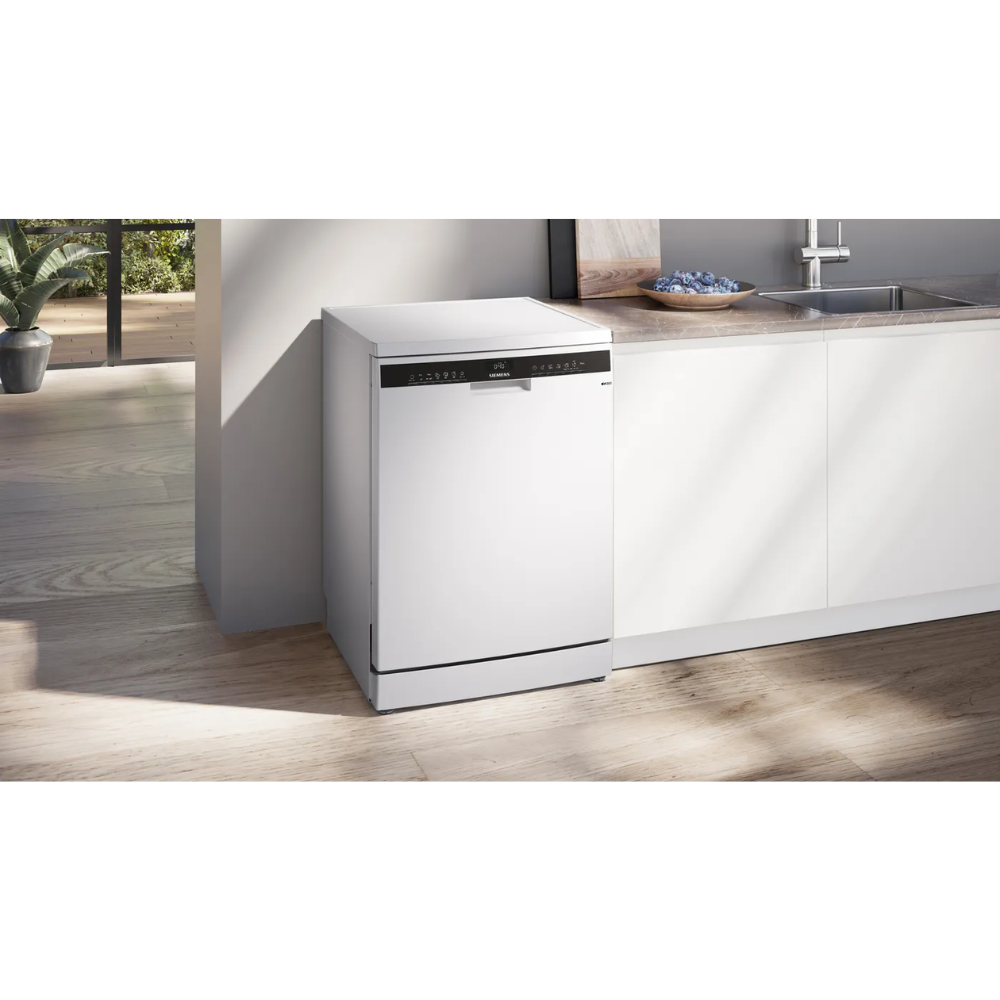 מדיח כלים עומד רחב 60 ס"מ Siemens IQ300 SN23EW28AE - צבע לבן - יבואן רשמי