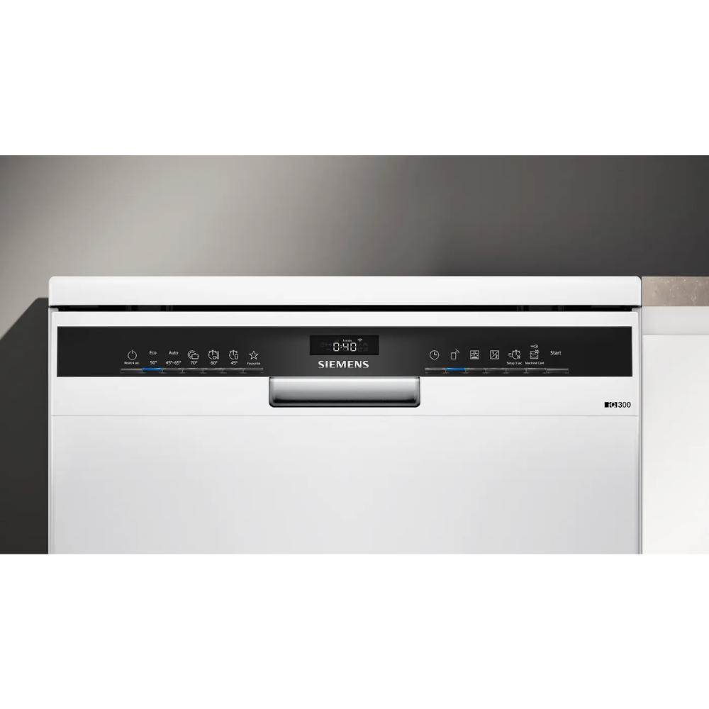 מדיח כלים עומד רחב 60 ס"מ Siemens IQ300 SN23EW28AE - צבע לבן - יבואן רשמי
