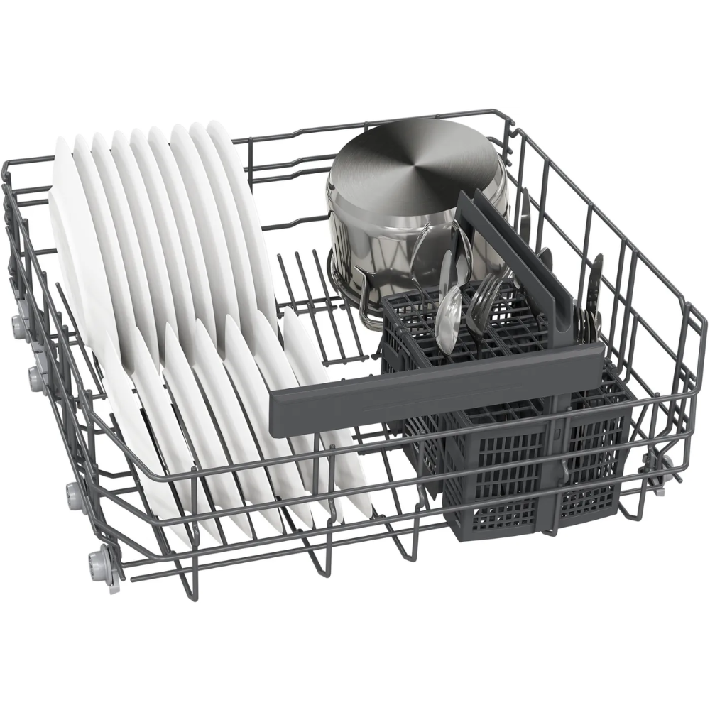 מדיח כלים עומד רחב 60 ס"מ Siemens IQ300 SN23HI01BY - צבע דמוי נירוסטה - יבואן רשמי