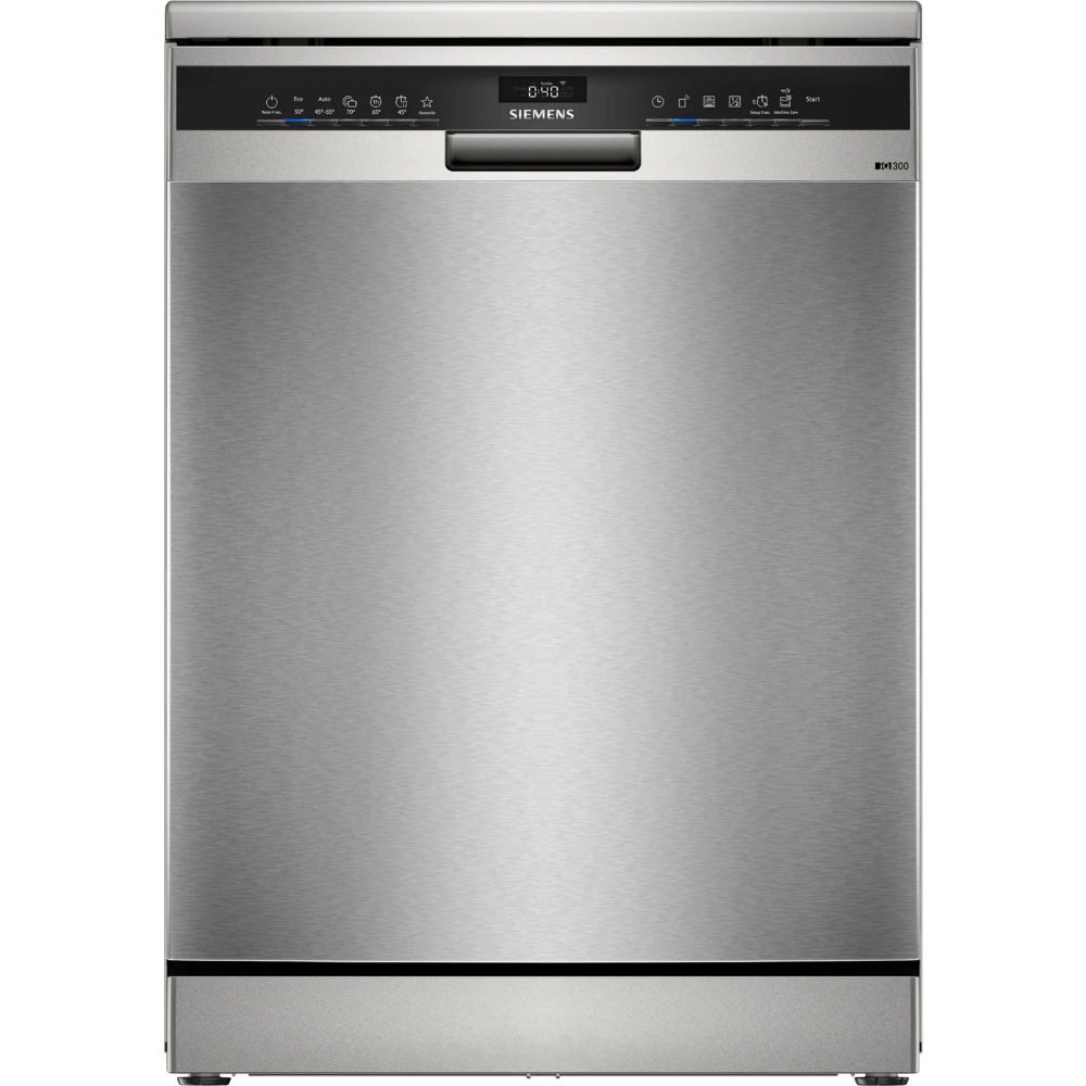 מדיח כלים עומד רחב 60 ס"מ Siemens IQ300 SN23HI01BY - צבע דמוי נירוסטה - יבואן רשמי