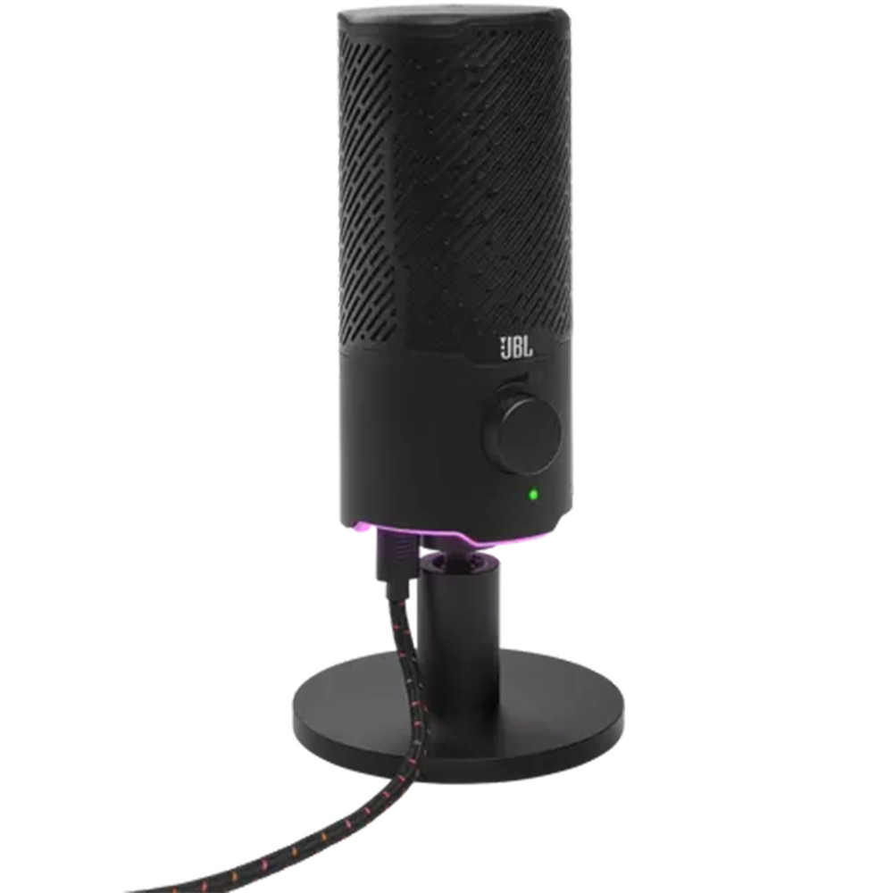 מיקרופון למחשב JBL Quantum Stream RGB - צבע שחור שנה אחריות ע"י - יבואן הרשמי